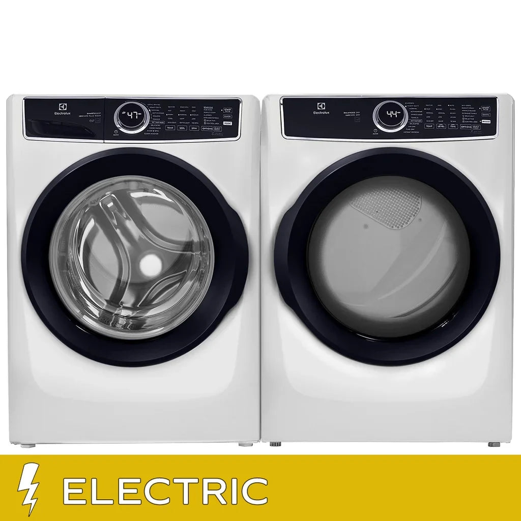 Electrolux 762 Series Laundry Bundle 5.2 cu ft. Front Load Washer and 8.0 cu ft. Electric Dryer