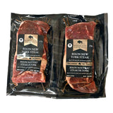 Canadian Rangeland Bison New York Steak, 285 g (10 oz) x 6-pack