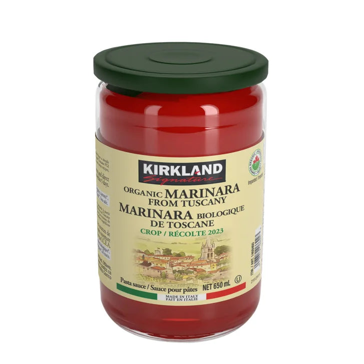 Kirkland Signature Organic Marinara from Tuscany, 3 x 650 mL