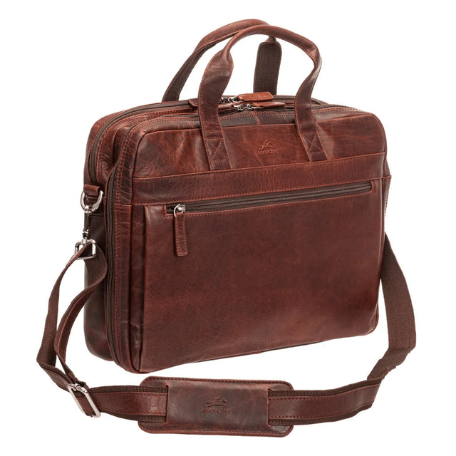 Mancini Leather 15.6 in. Laptop Briefcase C7