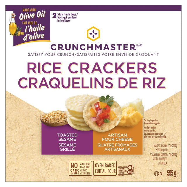 Crunchmaster Rice Crackers, 595 g H5