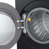 Samsung Bespoke 27 in. 6.1 cu ft. Black Steel All-in-one vented Front Load Washer and Dryer Combo