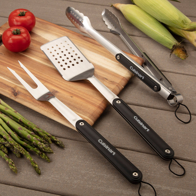 Cuisinart Magnetic BBQ Tool Set, 3-piece I5
