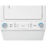 Frigidaire 27 in. White Electric 4.5 cu. ft. IEC Washer and 5.5 cu. ft. Dryer Laundry Centre
