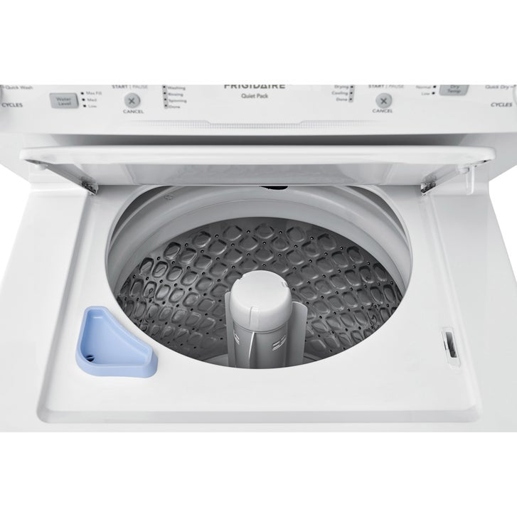 Frigidaire 27 in. White Electric 4.5 cu. ft. IEC Washer and 5.5 cu. ft. Dryer Laundry Centre