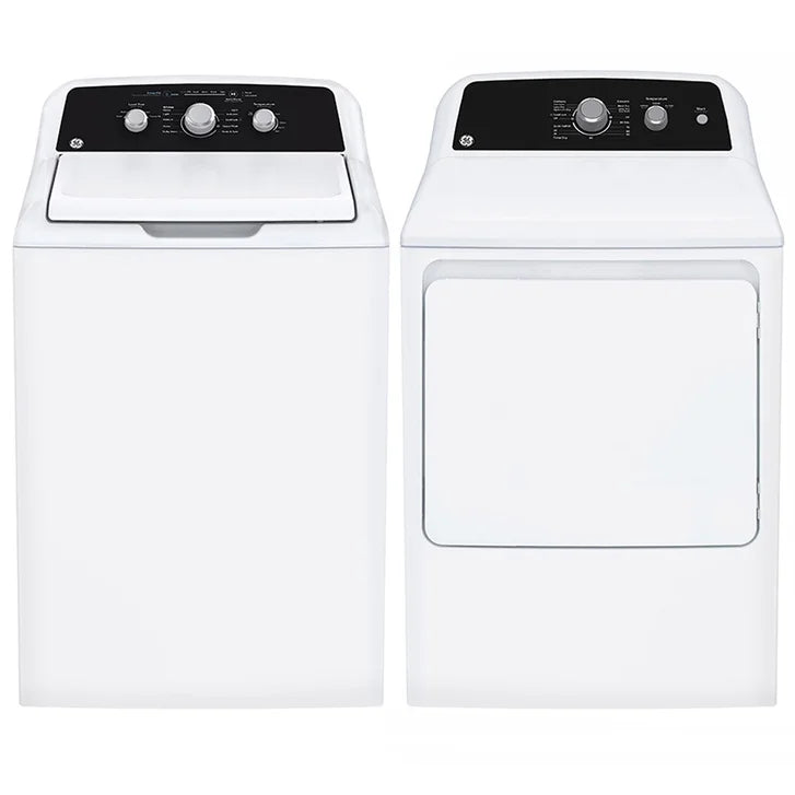 GE 27 in. 4.4 cu. ft. White Top Load Washer with Agitator