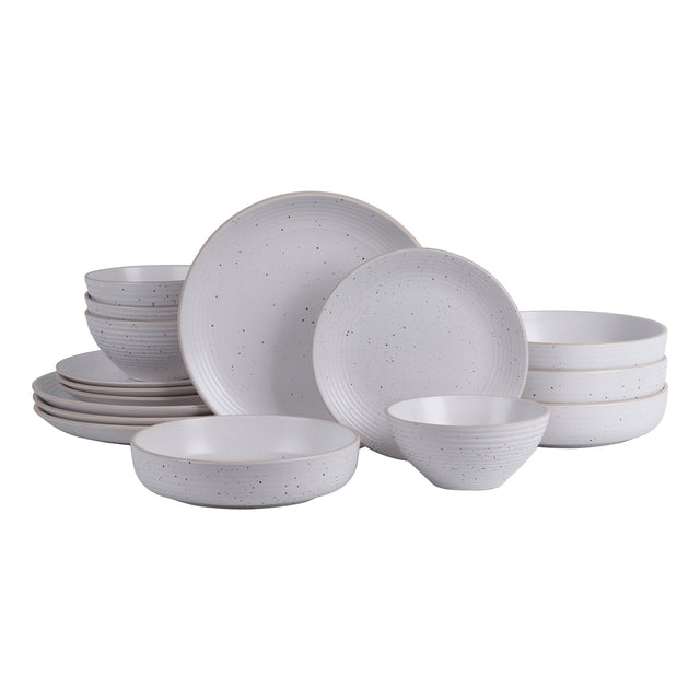 Stone Lain Lauren Stoneware Dinnerware, 16-pieces W7