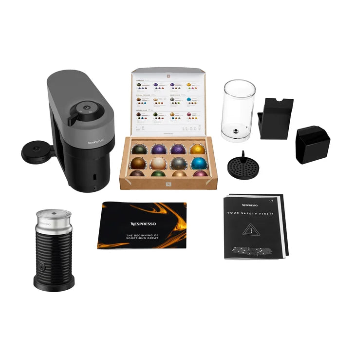 Nespresso Vertuo Pop+ Coffee Pod Machine by Breville with Aeroccino with $25 Nespresso Coffee Credit
