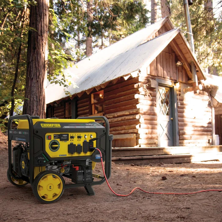 Champion 8,000W Running / 10,000W Peak Dual Fuel Generator with CO Shield