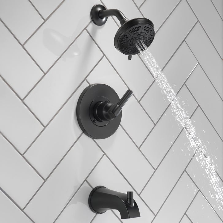 Delta Becker Monitor 14 Series Single Handle Tub and Shower Faucet