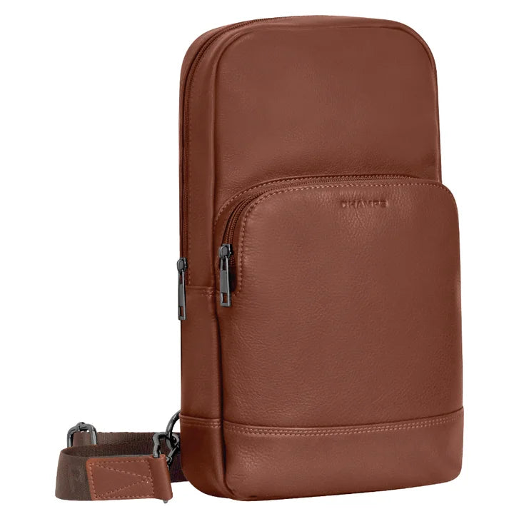 Champs Onyx Collection Leather Sling Bag