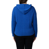 United Colors of Benetton Women’s Full Zip Cable Hoodie