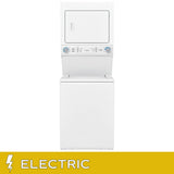 Frigidaire 27 in. White Electric 4.5 cu. ft. IEC Washer and 5.5 cu. ft. Dryer Laundry Centre