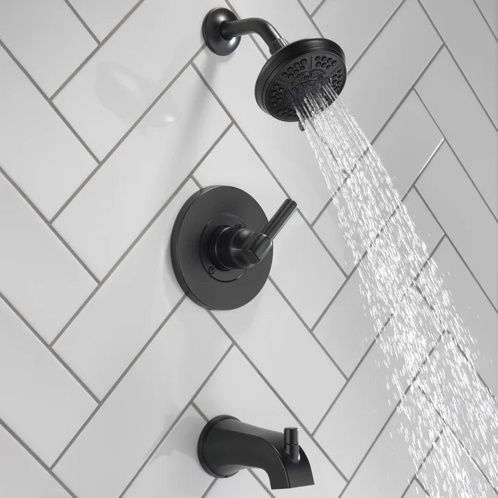 Delta Becker Monitor 14 Series Single Handle Tub and Shower Faucet