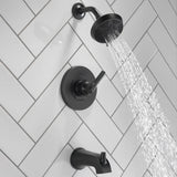 Delta Becker Monitor 14 Series Single Handle Tub and Shower Faucet