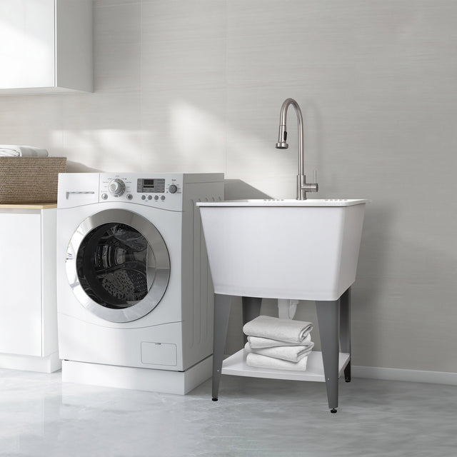 Transform 24 in. Freestanding Utility Sink with Faucet Z8