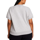 Champion Women's Short Sleeve Logo Fleece Sweater