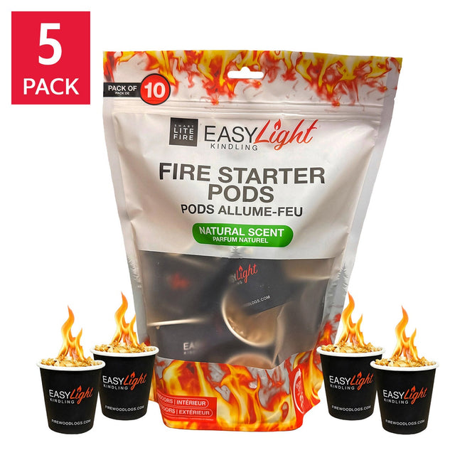 Easy Light Kindling Fire Starters, 50 Cups L1