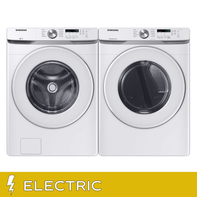 Samsung Laundry Bundle 5.2 cu ft. Front Load Washer and 7.5 cu ft. Electric Dryer F3