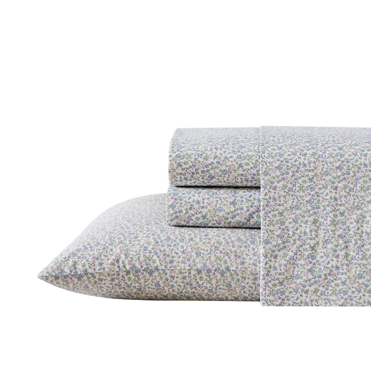 Laura Ashley - Cotton Percale Sheet Set