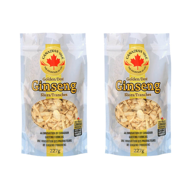 Canadian Vita Golden Ginseng Slices, 2 × 227 g H9