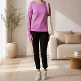 United Colors of Benetton Women’s Long Sleeve Supima Top