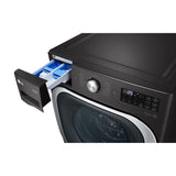 LG 6.0 cu ft. Black Steel Front Load Washer with Smart Wi-Fi and TurboWash