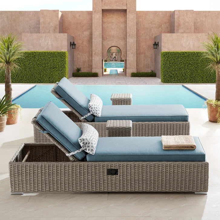 Niko 4-piece Patio Lounger Set