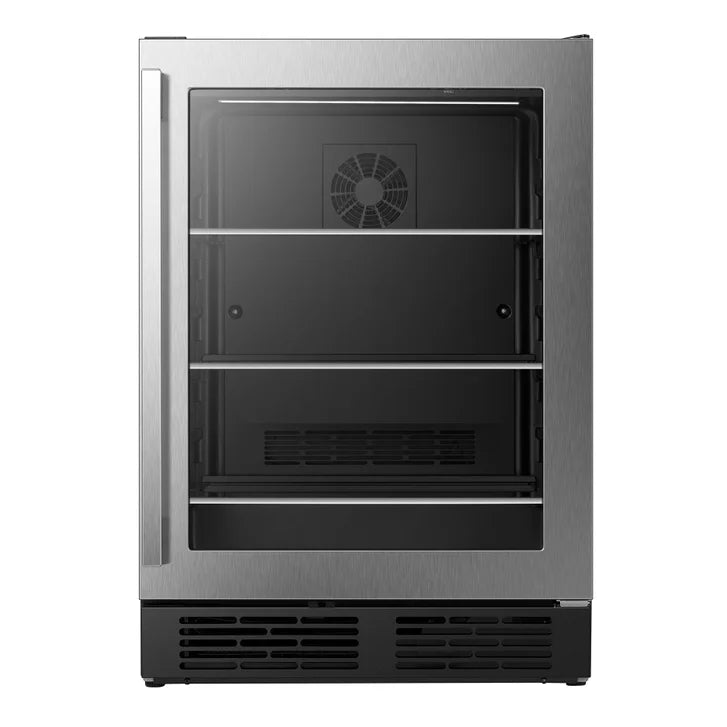 Hisense 5.4 cu. ft. 164-can Stainless Steel Built-in or Freestanding Beverage Center with Wi-Fi Connectivity