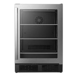 Hisense 5.4 cu. ft. 164-can Stainless Steel Built-in or Freestanding Beverage Center with Wi-Fi Connectivity