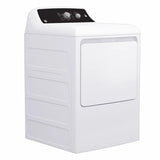 GE 6.2 cu. ft. White Electric Dryer with SaniFresh Cycle