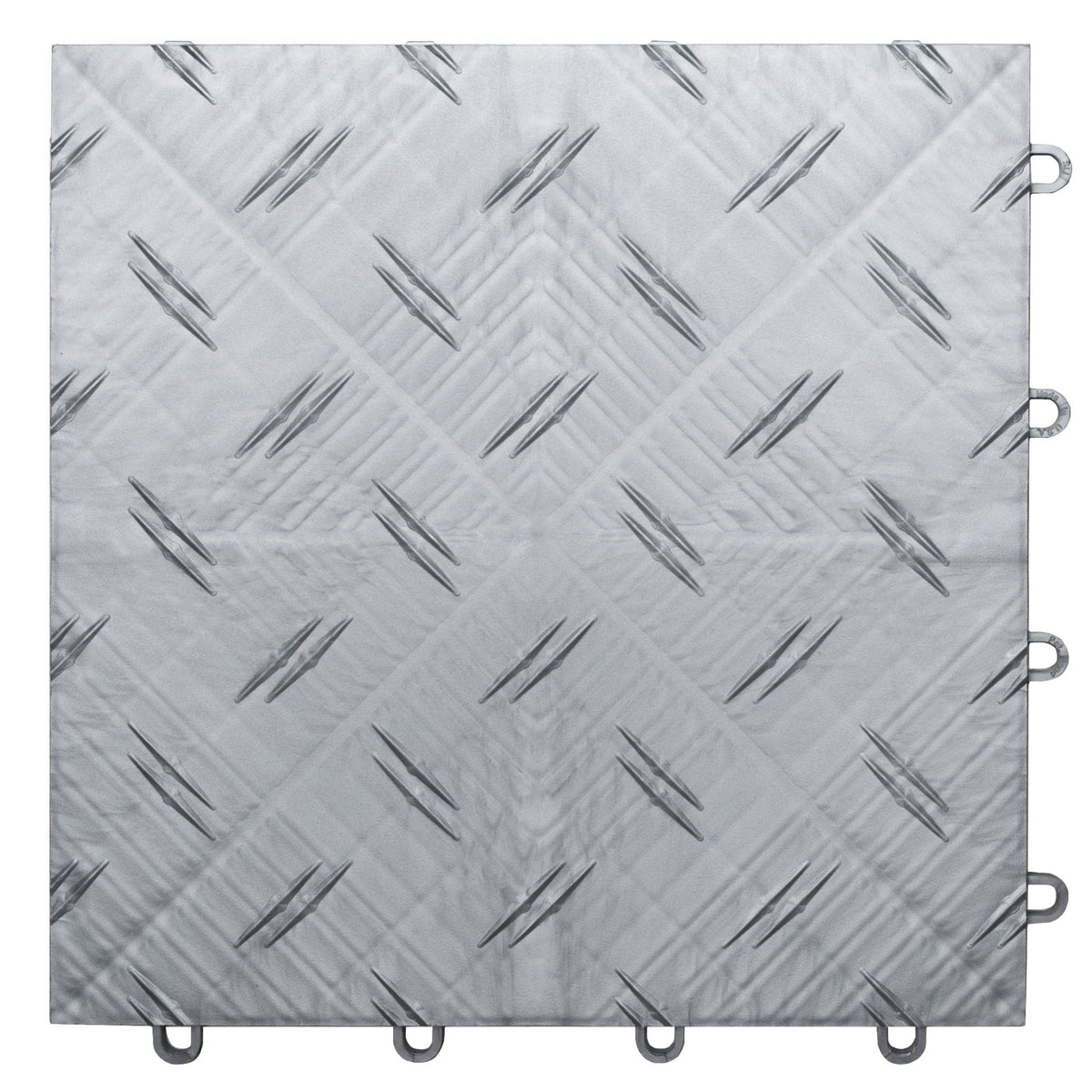 MotoFloor Garage Floor Modular Tiles - Alloy