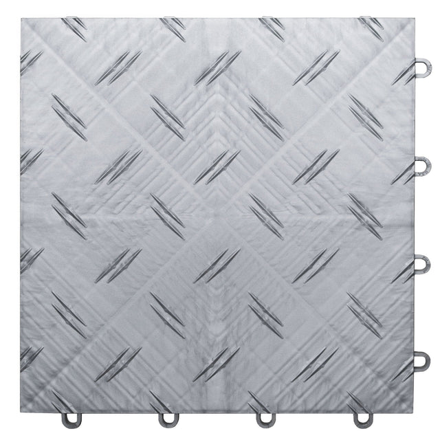MotoFloor Garage Floor Modular Tiles - Alloy U2