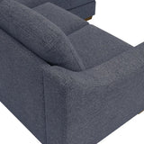 Thomasville Dillard – Woven Fabric 2-piece Sofa with Reversible Chaise