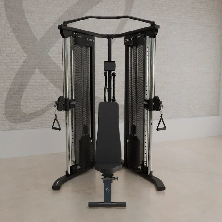 Centr 2 Home Gym Functional Trainer with Folding Workout Bench and 3-month Centr Membership