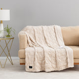 Berkshire Home Company Heated Luxe Faux Fur Throw