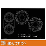 Frigidaire 30 in Induction Black 4 Element Cooktop with Pan Detection