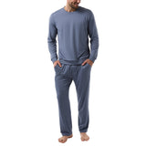 Layer Zero Men's Stretch 2-piece Lounge Set – Long Sleeve & Tapered Pant