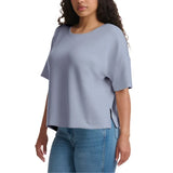 Splendid Women's Ribbed Short Sleeve Top