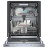 Bosch 500 Series 24 in Stainless Steel German Made Third Rack Dishwasher with Pocket Handle