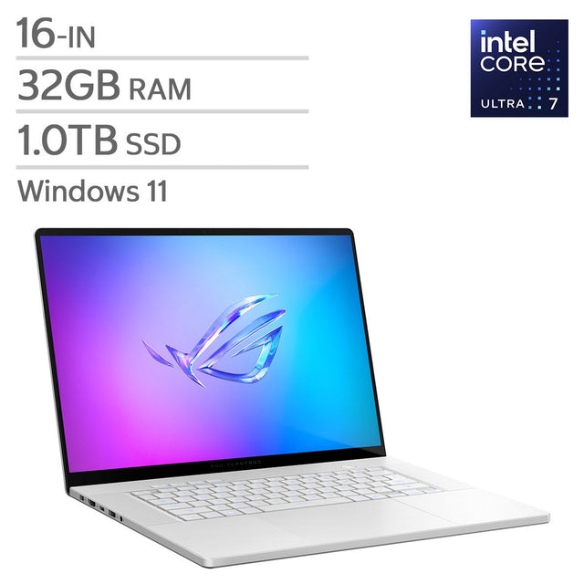 ASUS ROG Zephyrus G16 OLED 16-in Gaming Laptop, Intel Core Ultra 7 255H – 32GB, 1TB SSD, 8GB NVIDIA GeForce RTX 5060 N1