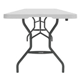 Lifetime 244 cm (8 ft.) Commercial Fold-in-Half Table