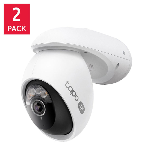 TP-Link Tapo Outdoor WiFi Surveillance Camera with Pan and Tilt, 2-pack M6
