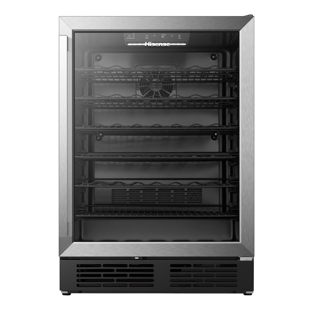 Hisense 5.4 cu.ft. Stainless Steel Hybrid Beverage / Wine Center with Reversible Door