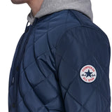 Converse Men's Hooded Quilted Bomber Jacket