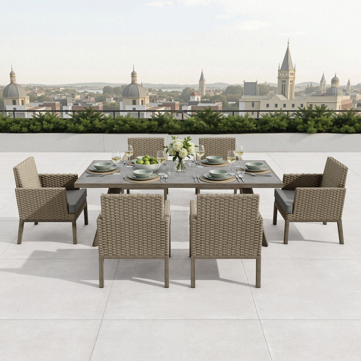 Niko Heritage 7-piece Patio Dining Set