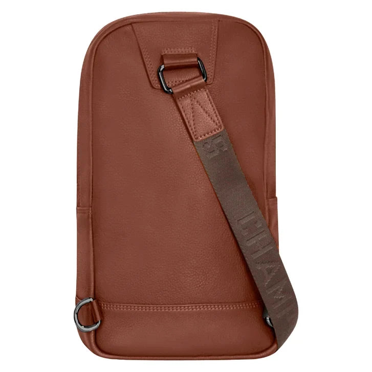 Champs Onyx Collection Leather Sling Bag