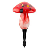 Infinity X1 Glass Solar Mushroom Landscape Lights, 2-pack