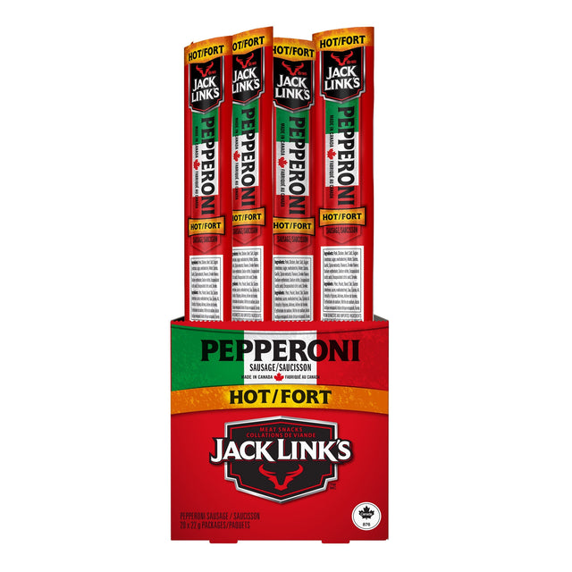 Jack Link's Hot Pepperoni Sticks, 20 × 22 g R1
