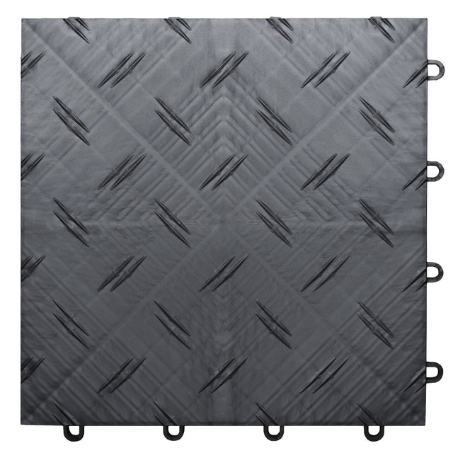 MotoFloor Garage Floor Modular Tiles - Charcoal A3